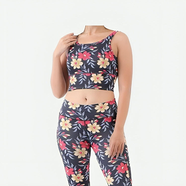 ENHANCE FLORAL SPORTS BRA