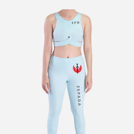 Sky Twist Sports Bra & High Waisted Leggings